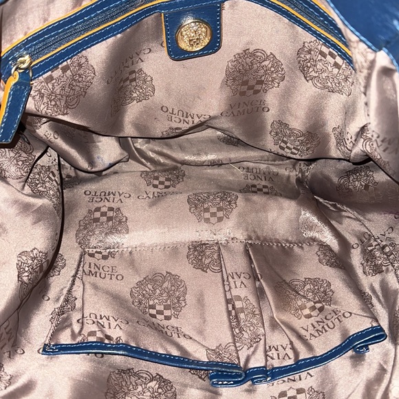 Gently Used Vince Camuto Leather Rectangular Tote. - Picture 5 of 8